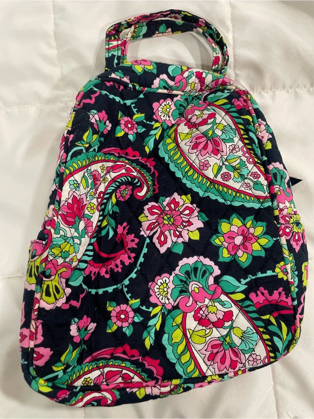 Retired Vera Bradley Petal Paisley Insulted Lunch Bag- EUC